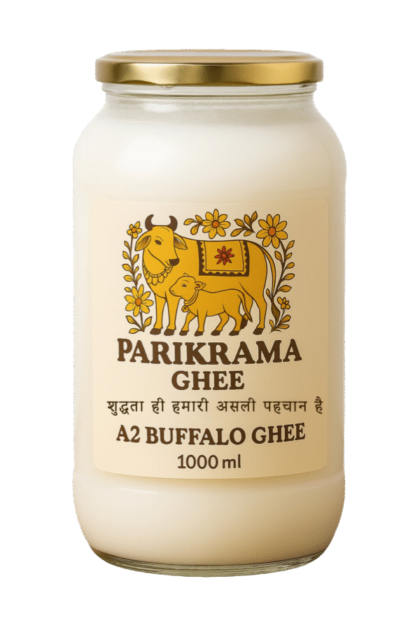 A2 Buffalo Bilona Ghee - 100% Pure (White) - 1000ml