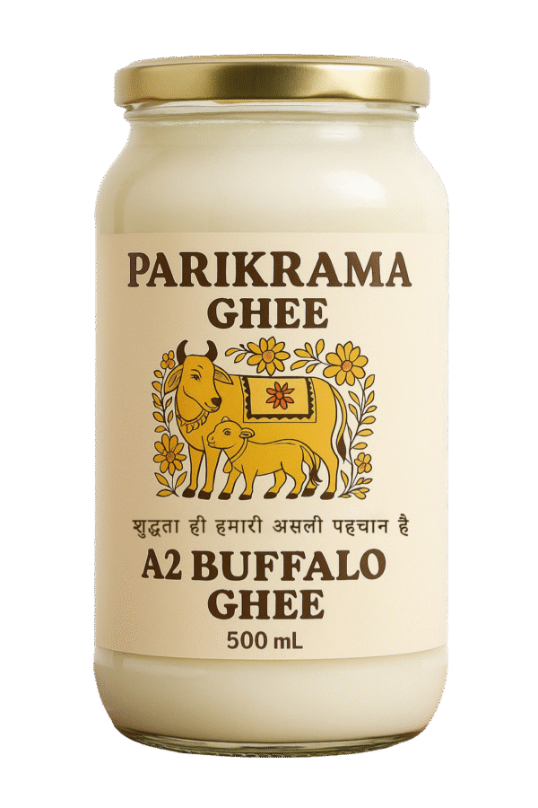 A2 Buffalo Bilona Ghee - 100% Pure (White) - 500ml