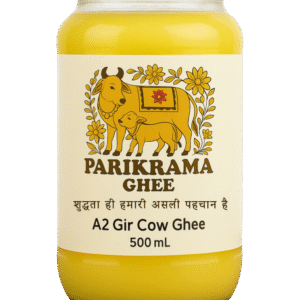 Gir A2 Cow Bilona Ghee - 100% Pure 500ml(yellow)