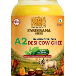 Desi A2 Cow Bilona Ghee - 100% Pure (Yellow) - 1000ml
