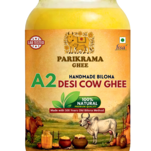 Desi A2 Cow Bilona Ghee - 100% Pure, 500ml(Yellow)