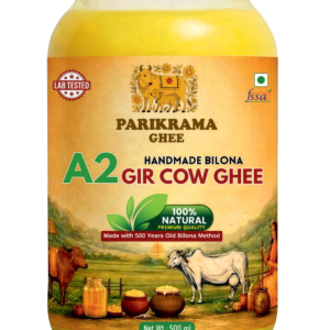 Gir A2 Cow Bilona Ghee - 100% Pure 500ml(yellow)